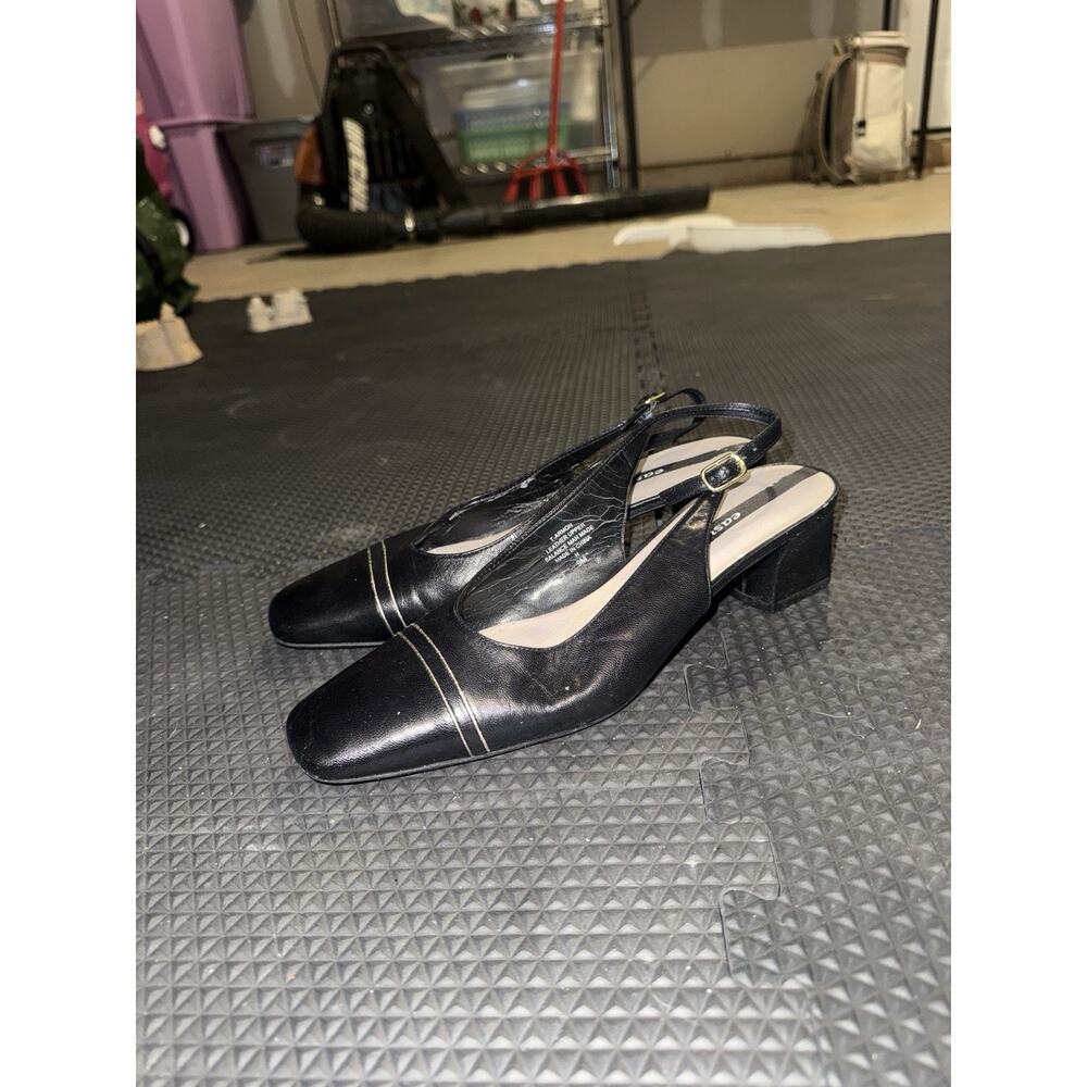 Easy Spirit Black Slingback Low Heel Pumps Women’s Size 9M - Picture 4 of 7